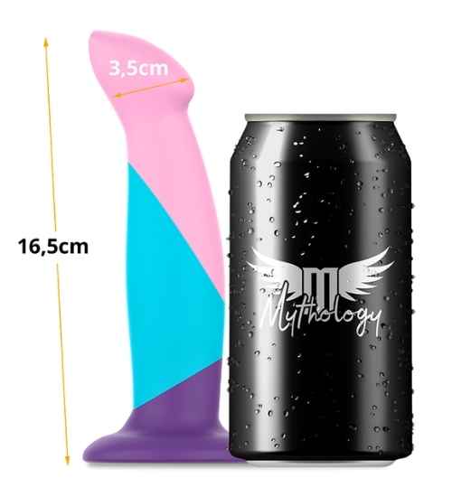 Dildo pastel în trei culori Mythology