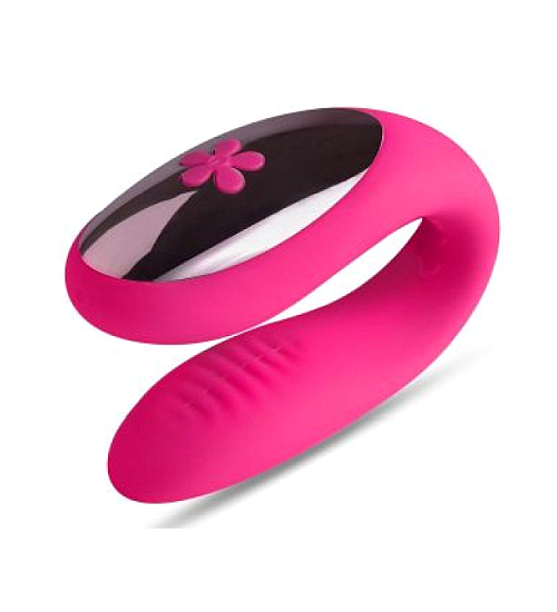 Vibrator roz fără fir pentru cupluri