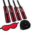 Set Bondage roșu și negru