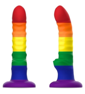 Dildo curcubeu cu proeminențe