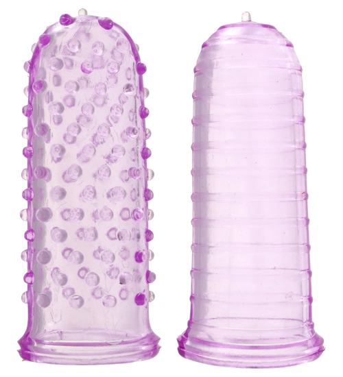 Două tampoane stimulative pentru degete