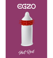 Capac pentru penis cu vârfuri Egzo Hot Red