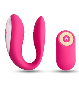 Vibrator roz fără fir pentru cupluri