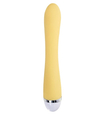 Vibrator galben cu proeminență pentru stimularea clitorisului