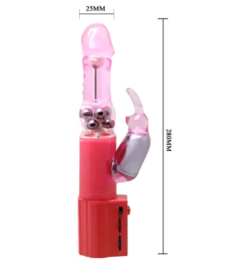 Vibrator cu perlă rotativă
