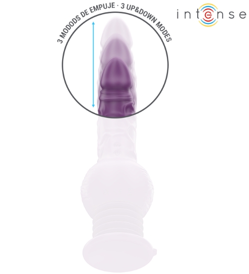 Vibrator violet cu mișcare sus-jos