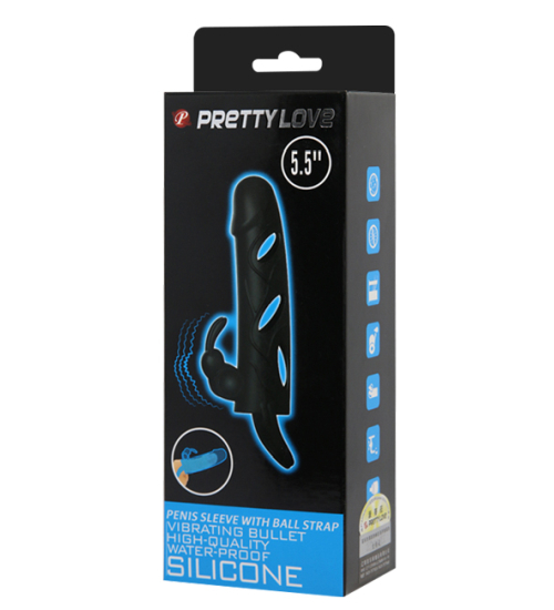 Capac pentru penis cu stimulator clitoridian - iepuraș