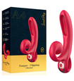 Vibrator cu stimulare a limbii și a clitorisului