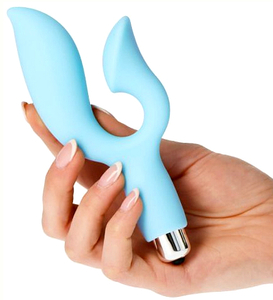 Vibrator dublu albastru