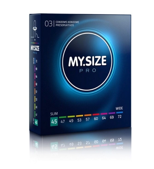 Prezervativele mele.SIZE Pro 45 mm - 3 buc