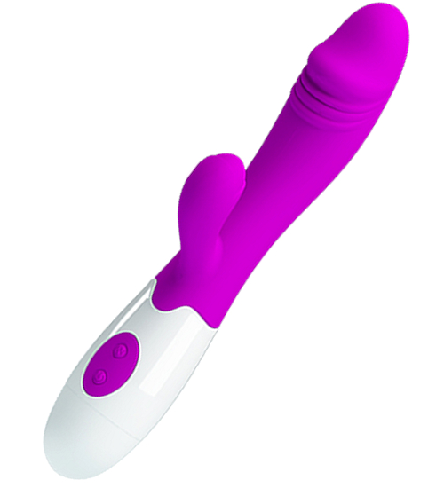 Vibrator cu stimulator - 30 vibrații
