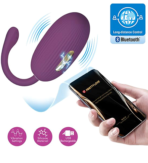 Glonț de plăcere vibrator cu electrostimulare  