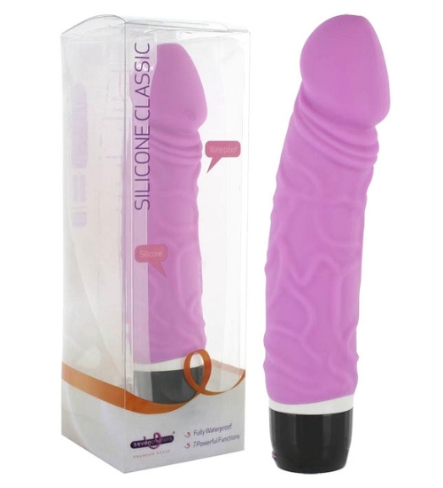 Vibrator clasic roz - 7 moduri 