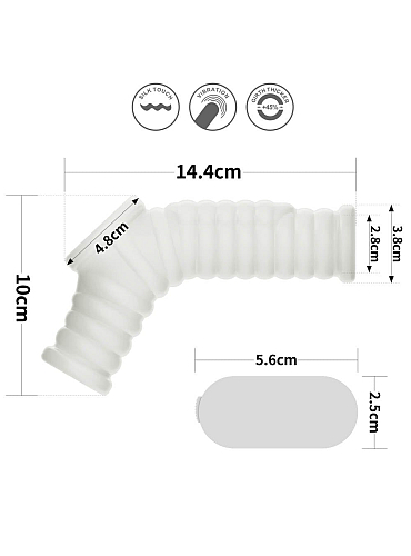 Tampon pentru penis și testicule cu nervuri