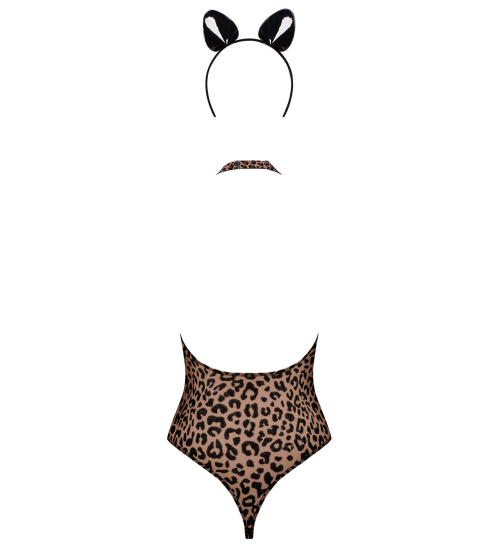Body cu imprimeu leopard Obsessive