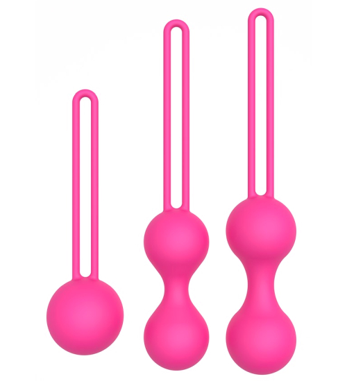 Set de 3 bile pentru exersarea mușchilor Kegel