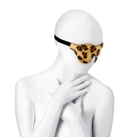 Mască de ochi cu imprimeu leopard