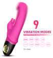 Vibrator iepuraș roz - neted