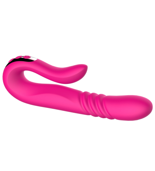 Vibrator multifuncțional din silicon