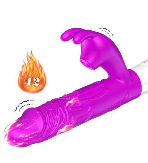 Vibrator de silicon încălzit cu 7 moduri de vibrație