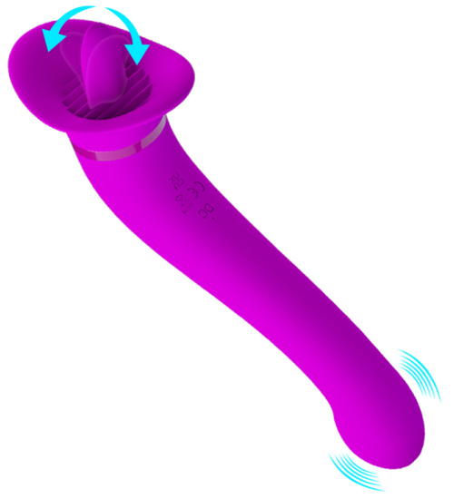 Vibrator cu limba - Pretty love