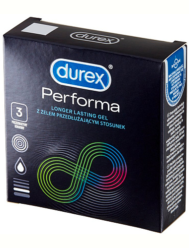 Prezervative Durex Performa - 3 buc.