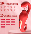 Vibrator pentru stimularea punctului G și a clitorisului