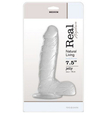 Dildo transparent cu ventuză
