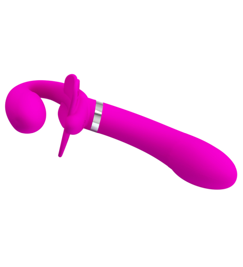 Strap-on dublu cu vibrații