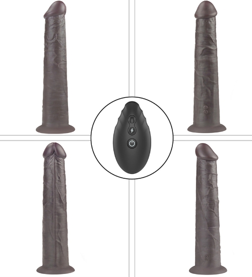Dildo întunecat cu telecomandă wireless