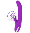 Vibrator pentru iepurași cu mișcări de rotație