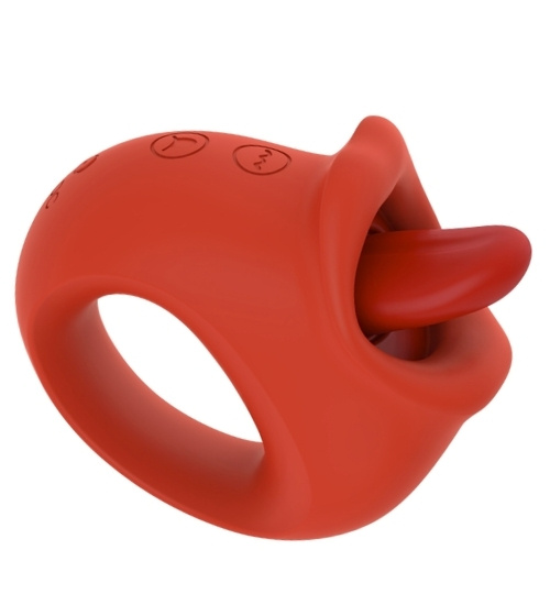 Stimulator clitoridian vibrator cu limbă mobilă