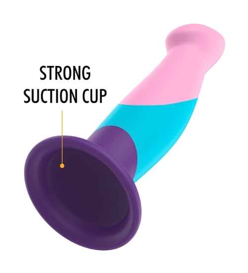 Dildo pastel în trei culori Mythology