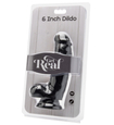 Dildo realist negru ,,6"