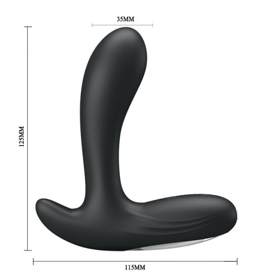 Masor de prostată cu vârf vibrator