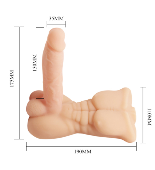 Bigger Man - dildo vibrator muscular