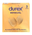 Super subțire Durex Sensual 3pcs.