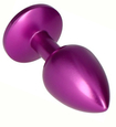 Dop anal violet cu diamante