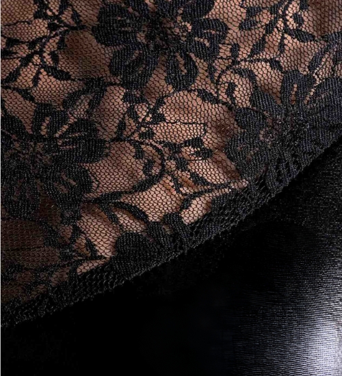 Rochie neagră Wetlook LULU