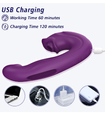 Vibrator multifuncțional cu flapping