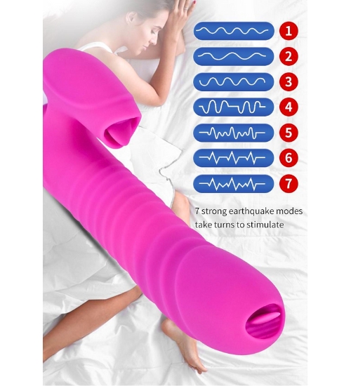 Vibrator postural încălzit cu două limbi