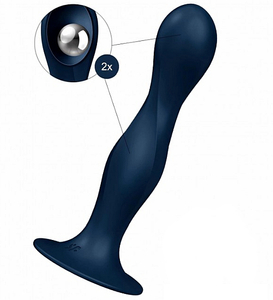 Dildo modern umplut cu bile