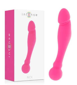 Dildo dublu roz din silicon