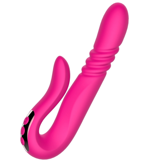 Vibrator multifuncțional din silicon