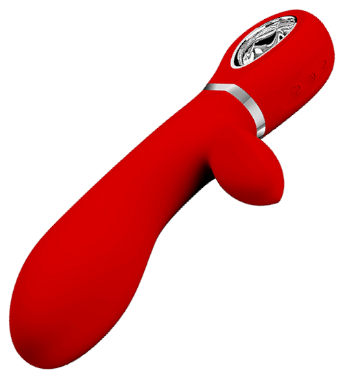 Vibrator pentru punctul G acoperit cu silicon gros