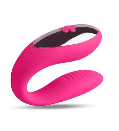 Vibrator roz fără fir pentru cupluri