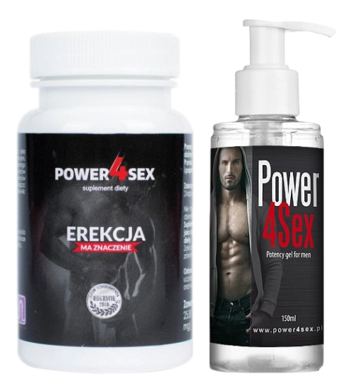 Setul popular Mega Erection - Power4sex comprimate + gel