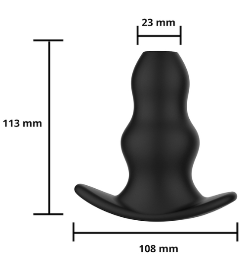 Dop anal din silicon cu tunel