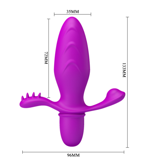 Dop anal vibrator - 10 moduri de vibrație