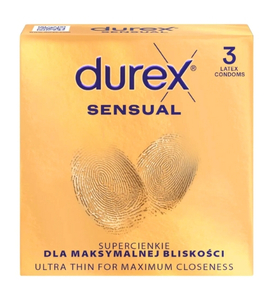 Super subțire Durex Sensual 3pcs.
